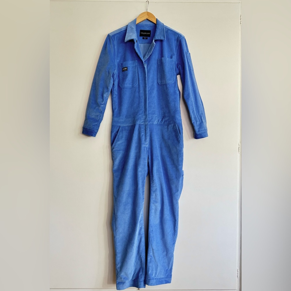 Wildfang, The Essential Corduroy Coverall in Periwinkle